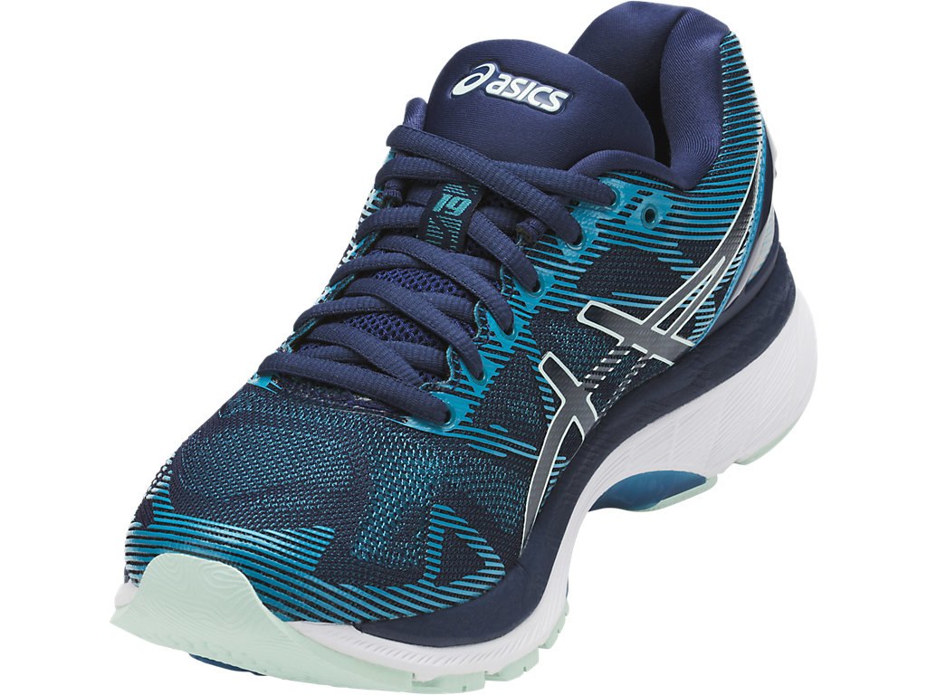 Asics Gel-Nimbus 19 Running Shoes For Women Blue 739SOFBR