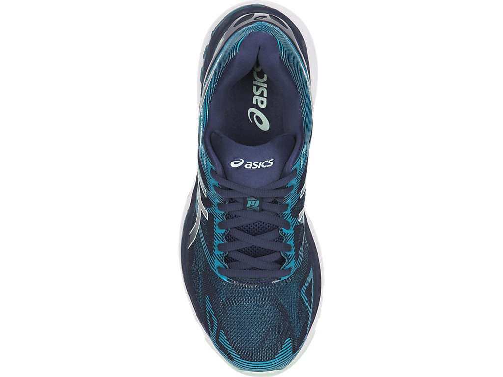 Asics Gel-Nimbus 19 Running Shoes For Women Blue 739SOFBR