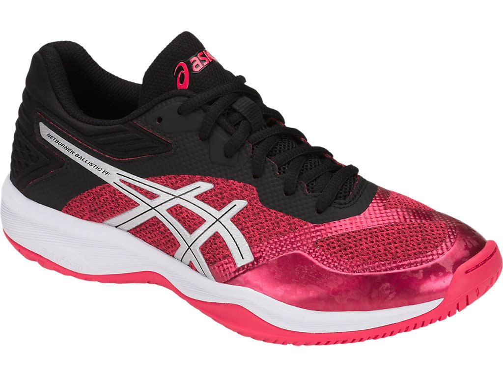 Asics Netburner Ballistic Ff Volleyball Shoes For Women Pink/Black 739WAEAJ