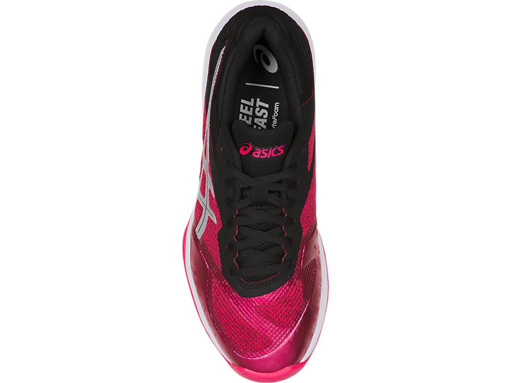 Asics Netburner Ballistic Ff Volleyball Shoes For Women Pink/Black 739WAEAJ