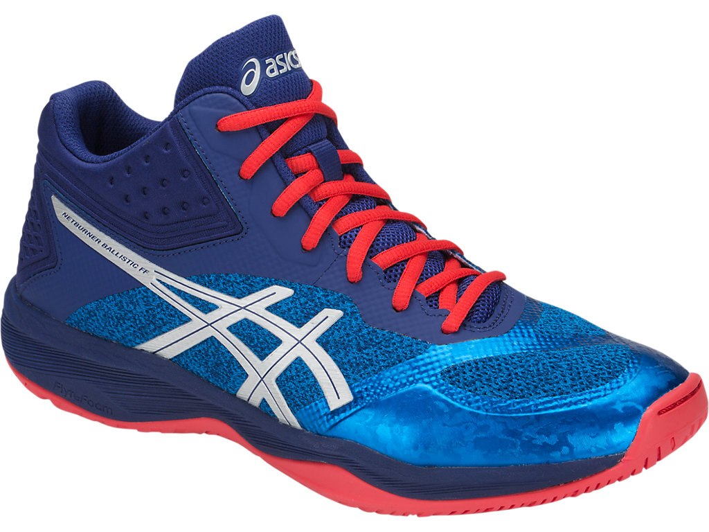 Asics Netburner Ballistic Ff Volleyball Shoes For Men Blue 742XOODL