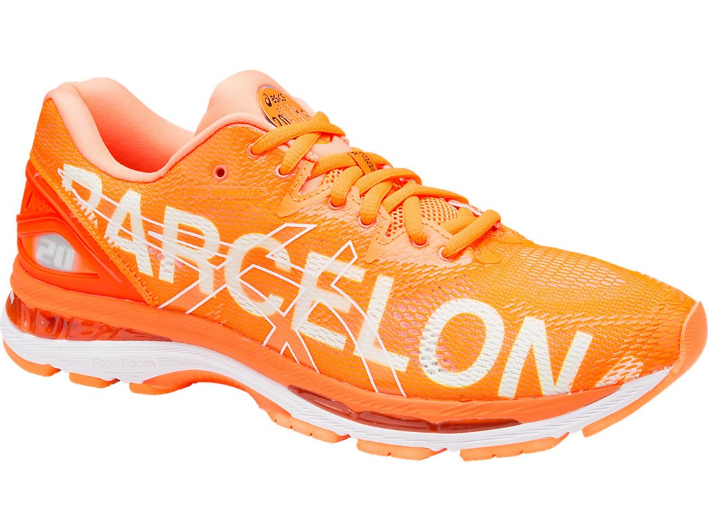 Asics Gel-Nimbus 20 Running Shoes For Men Orange 743LCSNJ