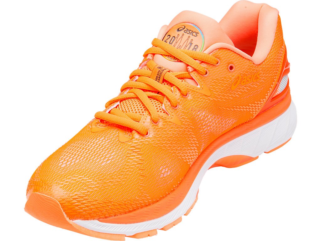 Asics Gel-Nimbus 20 Running Shoes For Men Orange 743LCSNJ
