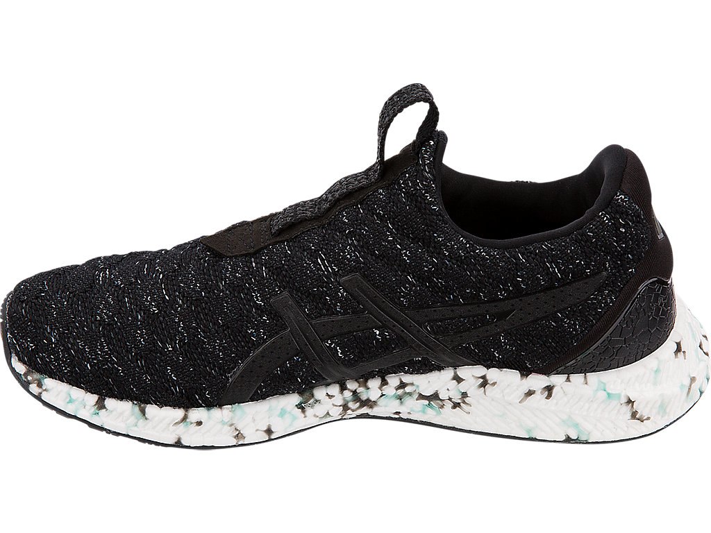 Asics Hypergel-Kenzen Running Shoes For Women Black/Green/White 744EOAIE