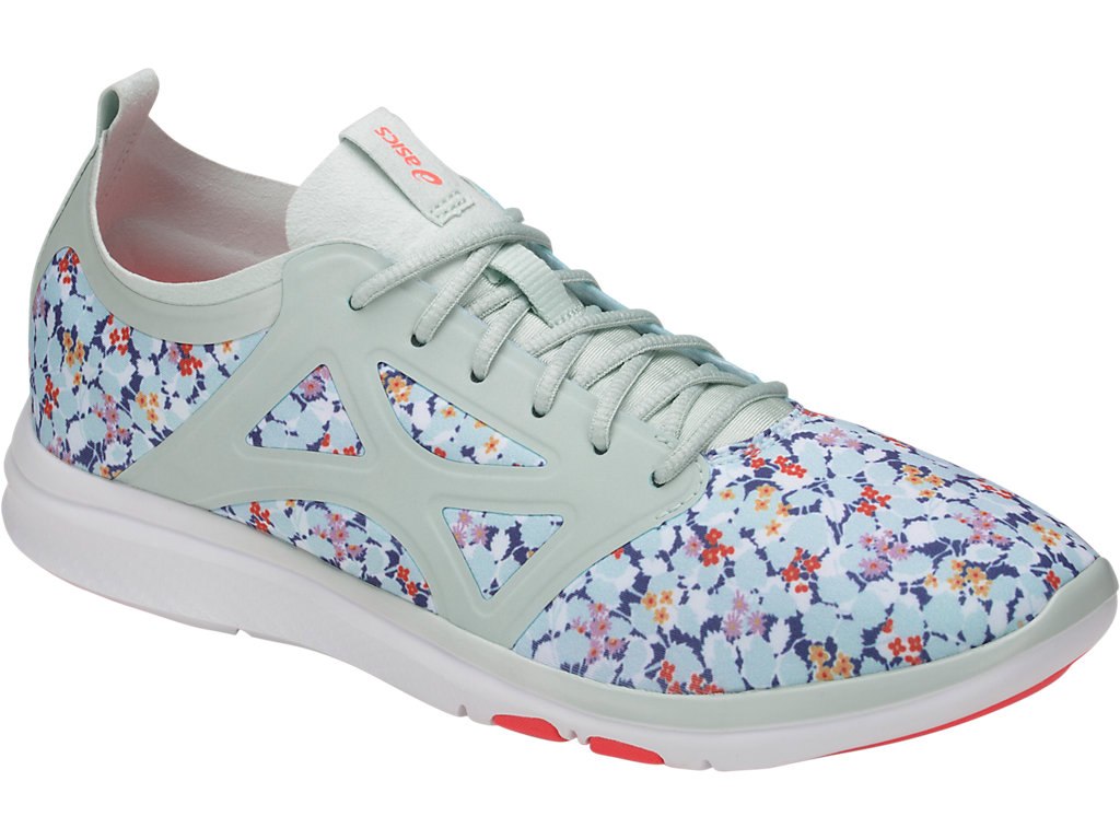 Asics Gel-Fit Yui Fitness Shoes For Women Green/Coral/White 745XPULG