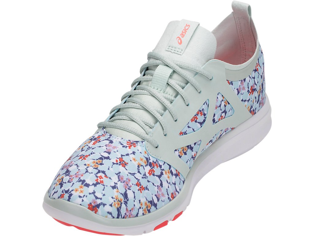 Asics Gel-Fit Yui Fitness Shoes For Women Green/Coral/White 745XPULG