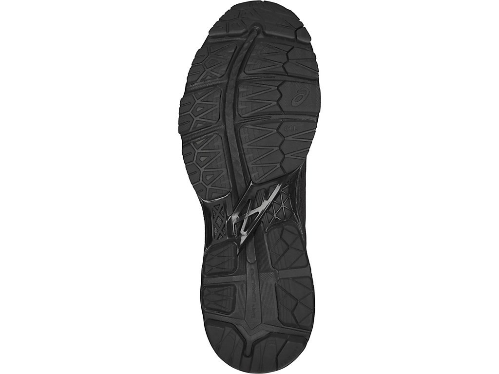 Asics Gel-Kayano 24 Running Shoes For Men Dark Grey/Dark Grey/Black 746XICCZ