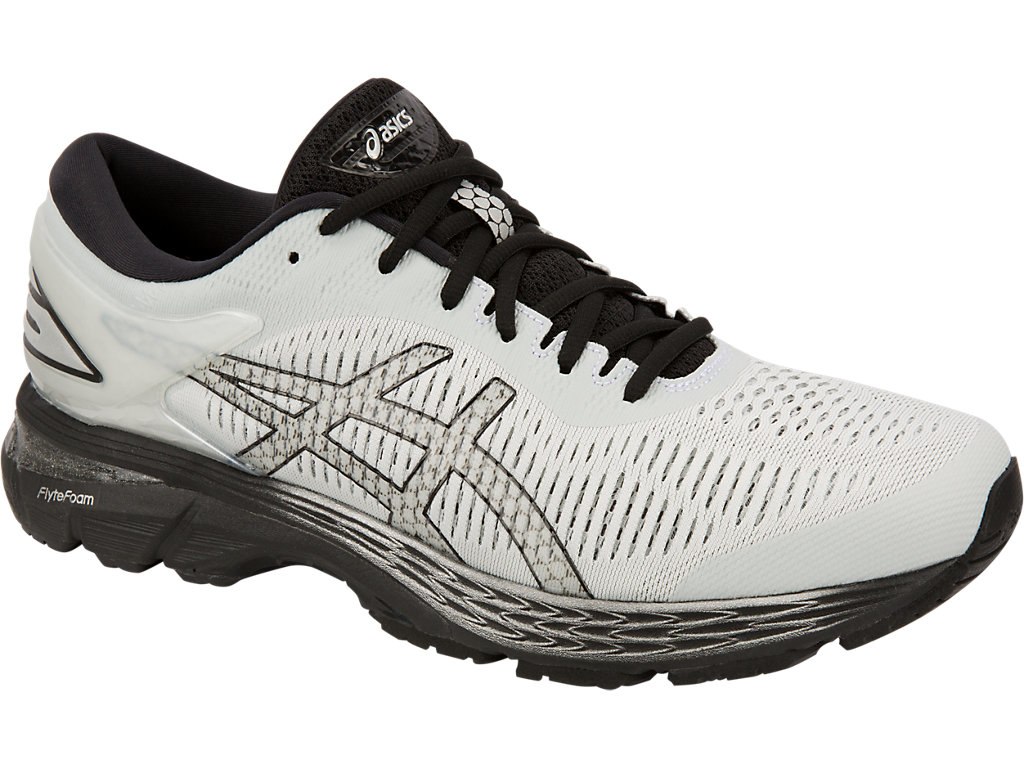 Asics Gel-Kayano 25 Running Shoes For Men Grey/Black 750KSLFT