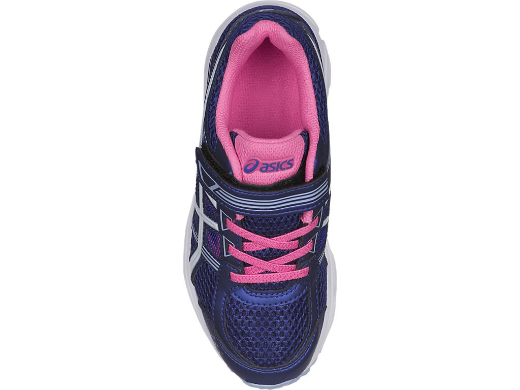 Asics Pre-Contend 4 Ps Running Shoes For Kids Blue Purple/White/Blue 751DSZZU