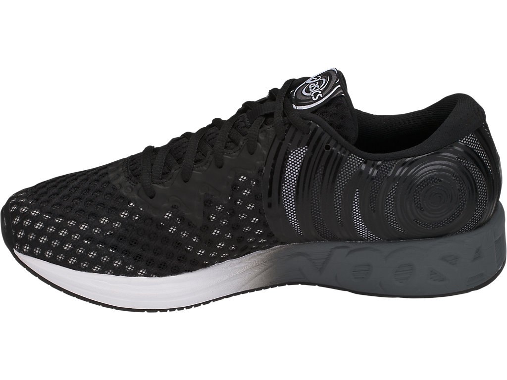 Asics Noosa Ff Running Shoes For Men Black/White/Dark Grey 758LGAHF