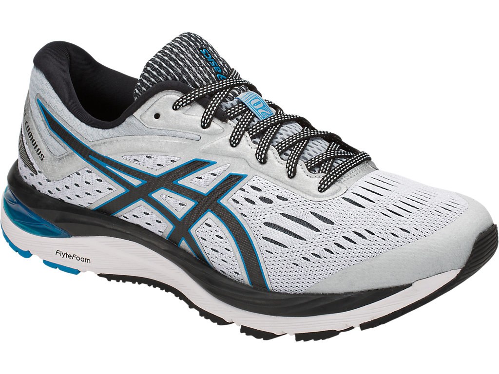 Asics Gel-Cumulus 20 Running Shoes For Men Grey/Black 761PQDLG