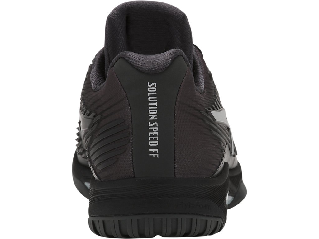 Asics Solution Speed Ff Tennis Shoes For Men Black/Silver 762BCEFI