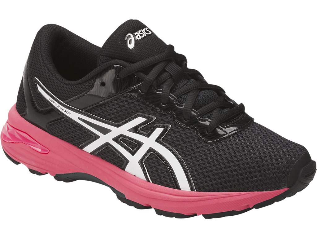 Asics Gt-1000 6 Running Shoes For Kids Dark Grey/White/Red 768DIRQK