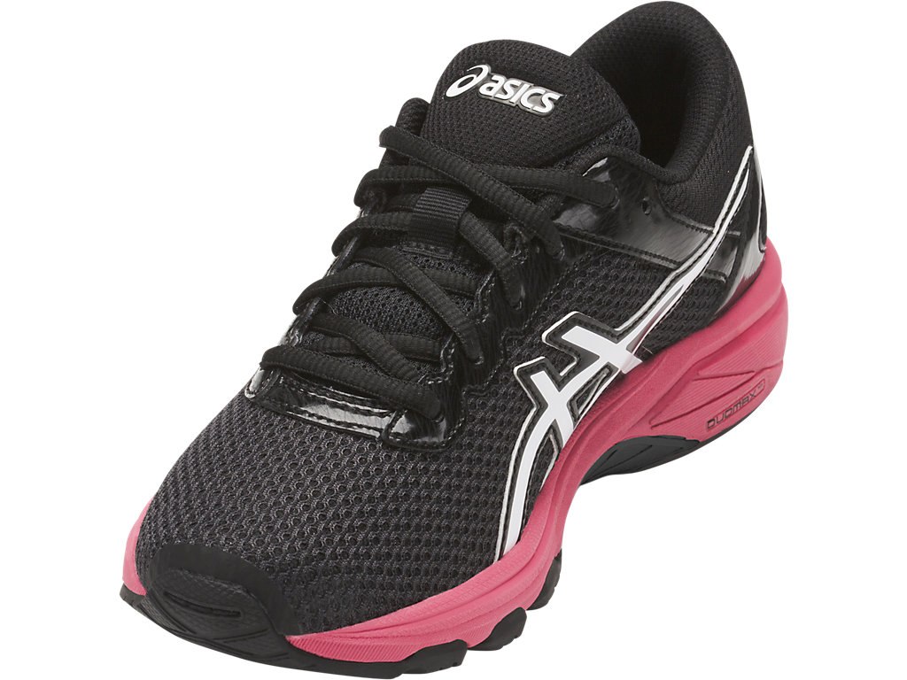 Asics Gt-1000 6 Running Shoes For Kids Dark Grey/White/Red 768DIRQK
