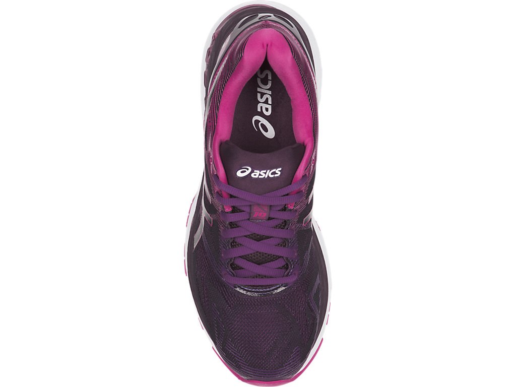 Asics Gel-Nimbus 19 Running Shoes For Women Black/Pink 769MTBWZ