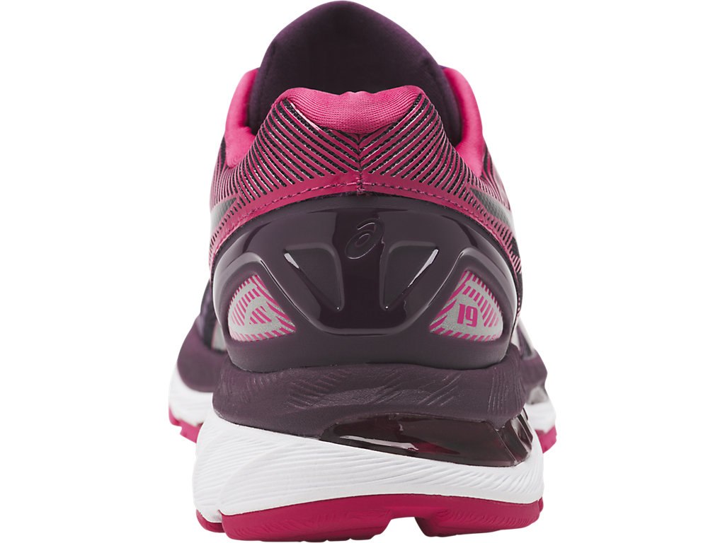 Asics Gel-Nimbus 19 Running Shoes For Women Black/Pink 769MTBWZ
