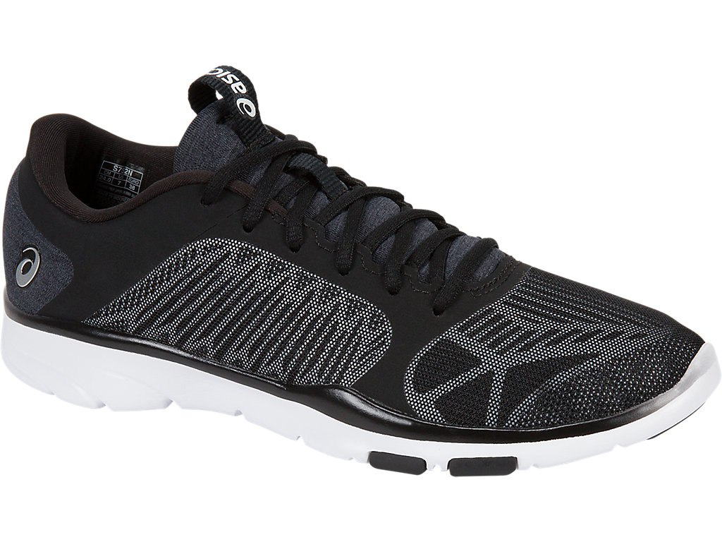 Asics Gel-Fit Training Shoes For Women Black/Silver/White 772DYEAO