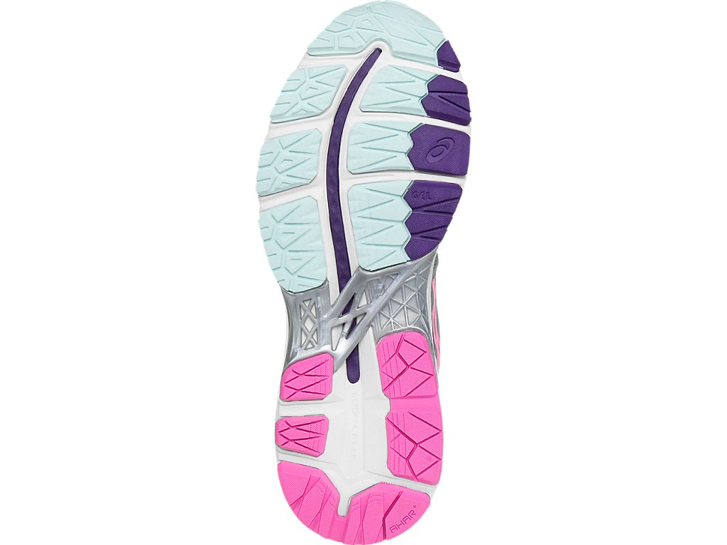 Asics Gel-Kayano 23 Running Shoes For Women Silver/Pink/Purple 773ZVXIN