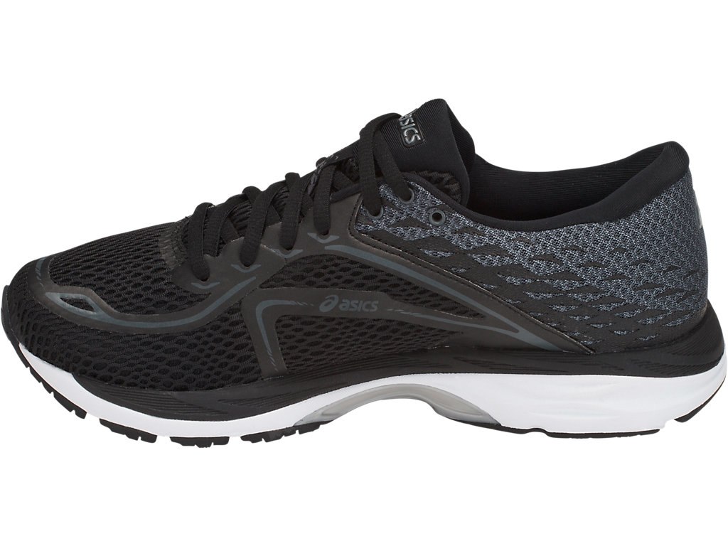 Asics Gel-Cumulus 19 Running Shoes For Women Black/White/Black 777DXBWU