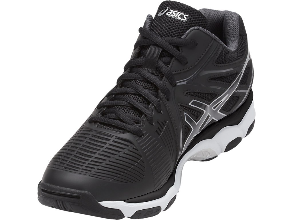 Asics Gel-Netburner Ballistic Shoes For Men Black/Dark Grey/White 777EFVJN