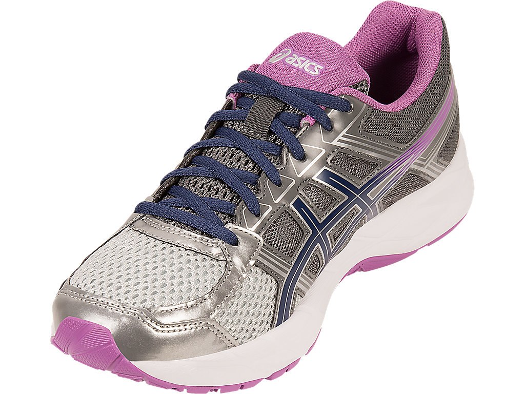 Asics Gel-Contend 4 Running Shoes For Women Silver/Dark Grey 777KSJQJ