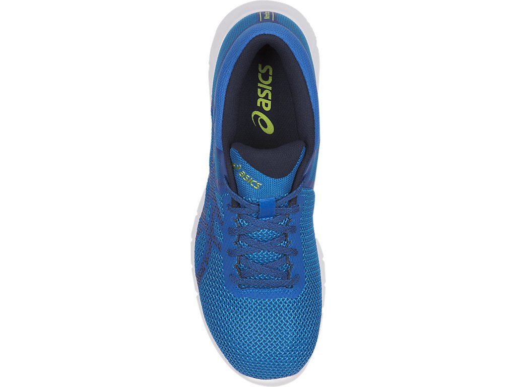 Asics Nitrofuze 2 Running Shoes For Men Indigo Blue/Green 780NAEMS