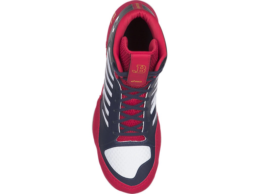 Asics Jb Elite Shoes For Men Indigo Blue/White/Red 787HVJIE