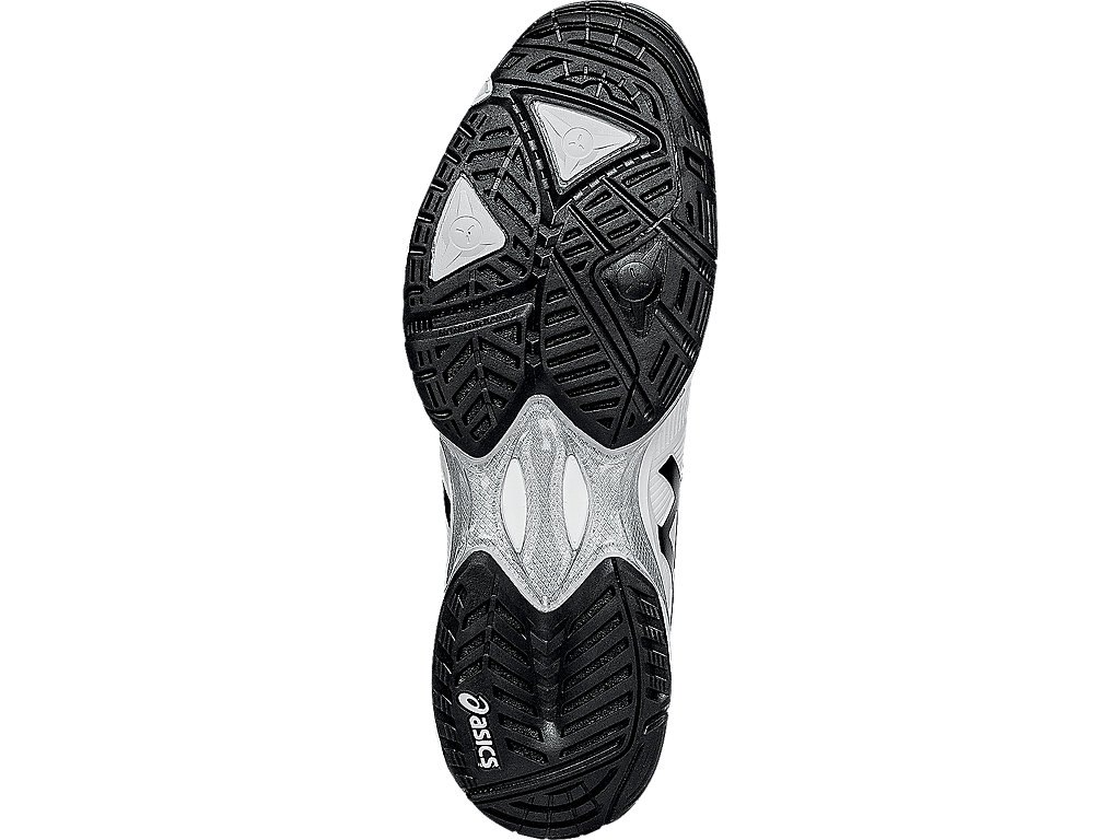 Asics Gel-Solution Speed 3 Tennis Shoes For Men White/Black/Silver 787XDASA