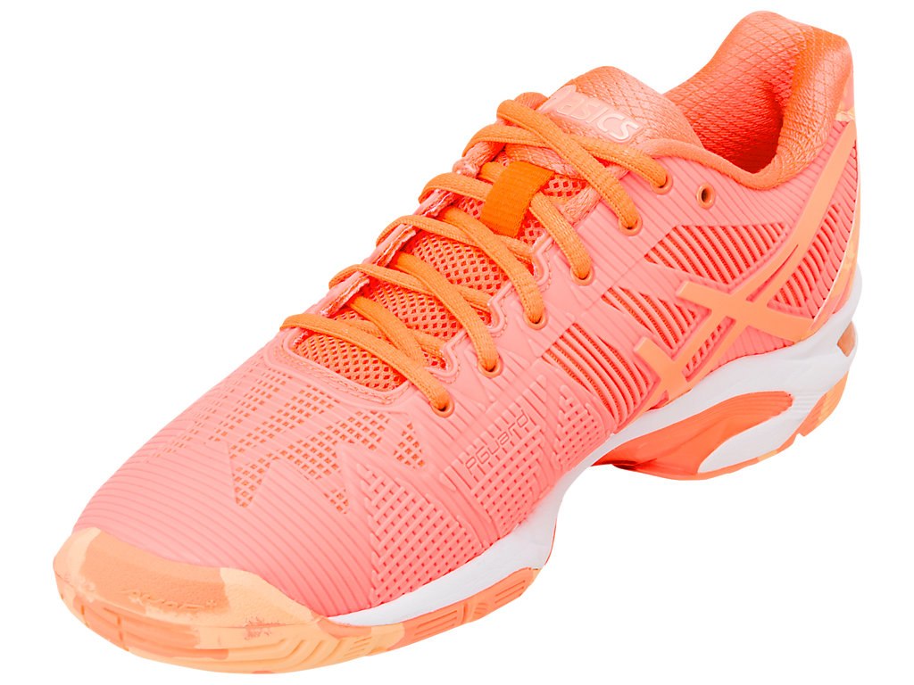 Asics Gel-Solution Speed 3 Tennis Shoes For Women Coral/Apricot 790MAFDK