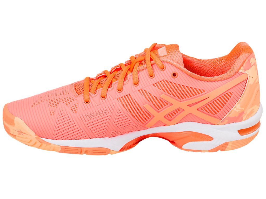 Asics Gel-Solution Speed 3 Tennis Shoes For Women Coral/Apricot 790MAFDK