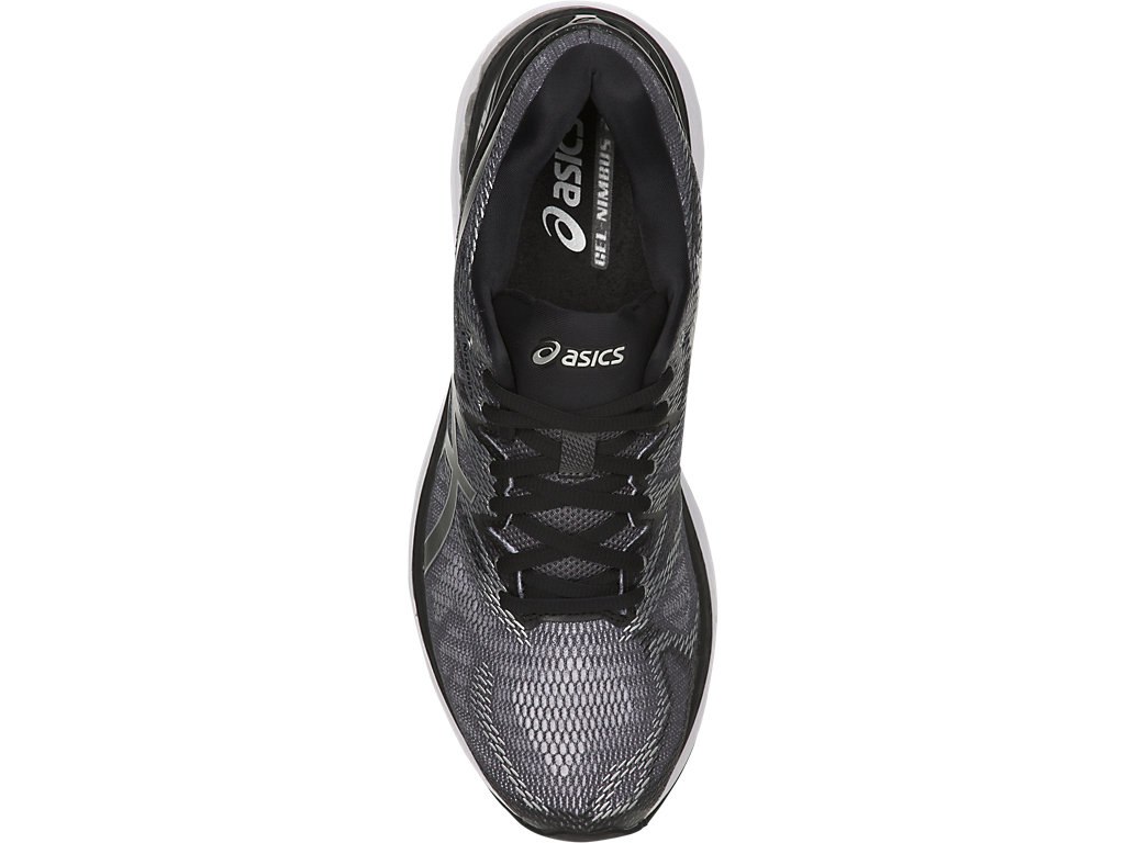 Asics Gel-Nimbus 20 Running Shoes For Men Dark Grey/Black/Silver 803UEMHA