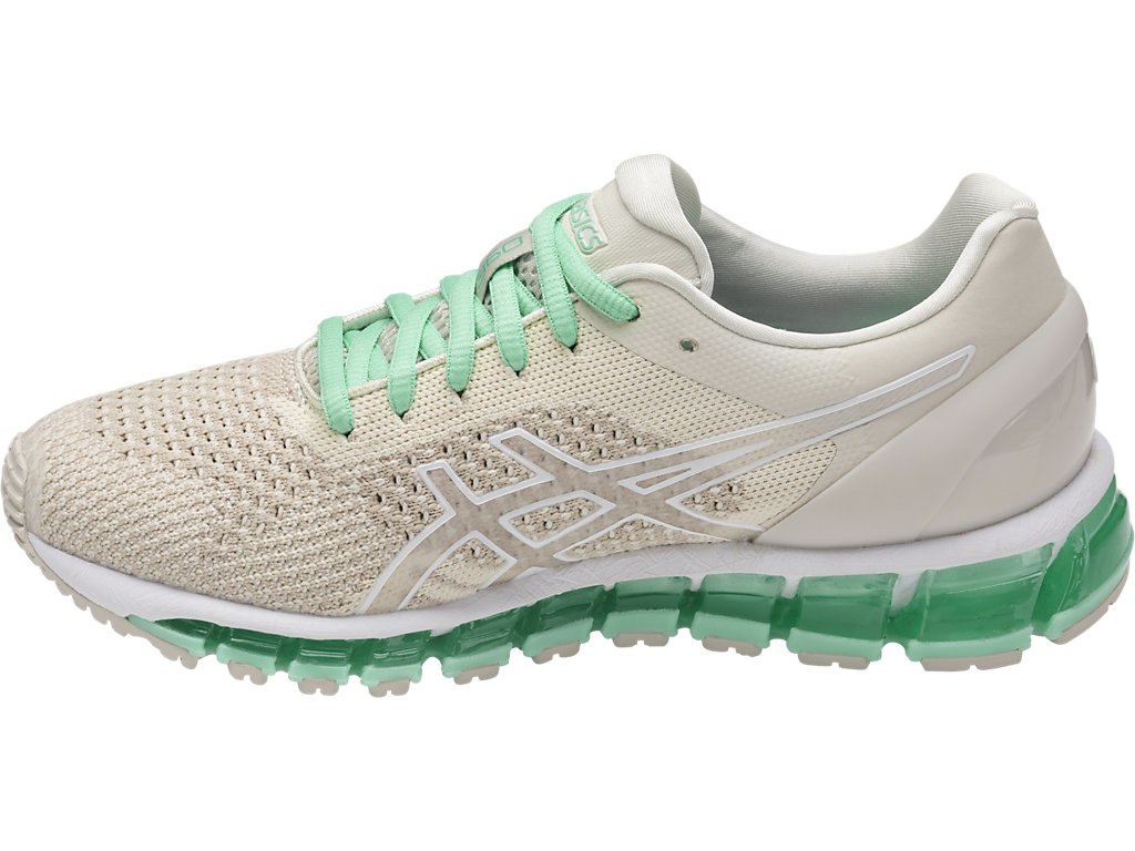 Asics Gel-Quantum 360 Running Shoes For Women Cream/Green 806PXDOG
