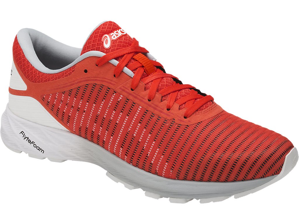 Asics Dynaflyte Running Shoes For Men Pink/White/Grey 807UOXHY