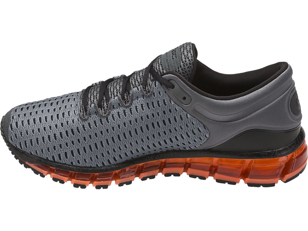 Asics Gel-Quantum 360 Running Shoes For Men Dark Grey/Black/Orange 815JBCMC