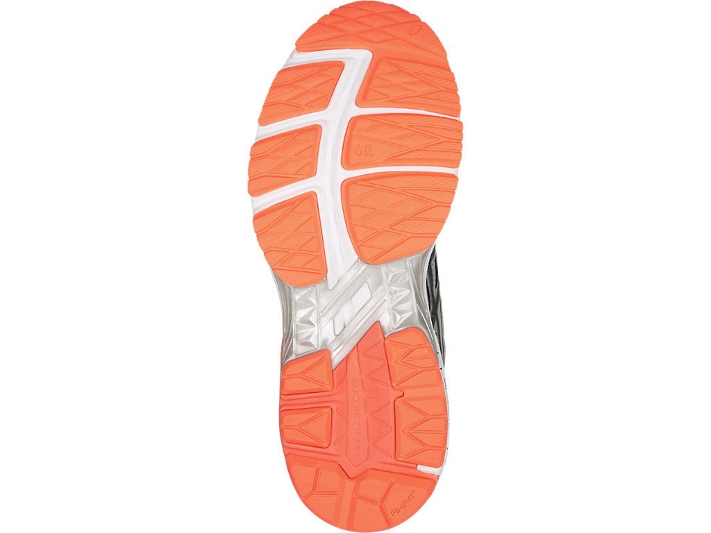 Asics Gt-1000 6 Running Shoes For Women Grey/Dark Grey/Coral 816LCSCS
