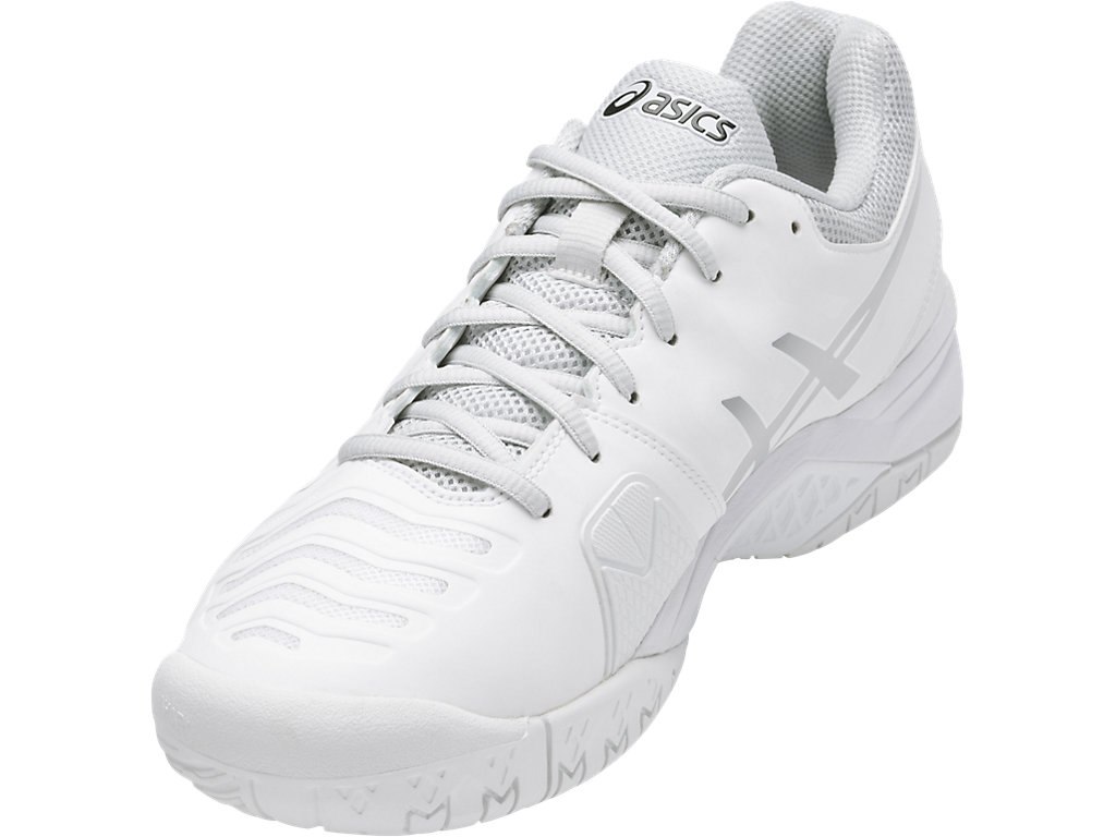Asics Gel-Challenger 11 Tennis Shoes For Men White/Silver 817PJLTM
