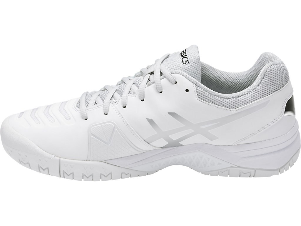 Asics Gel-Challenger 11 Tennis Shoes For Men White/Silver 817PJLTM