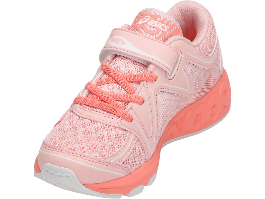 Asics Noosa Running Shoes For Kids Grey Pink/White 829BEGFK