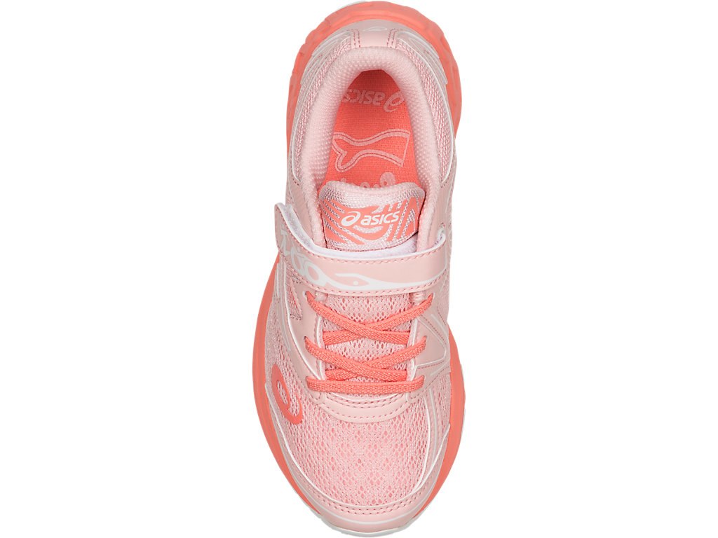 Asics Noosa Running Shoes For Kids Grey Pink/White 829BEGFK