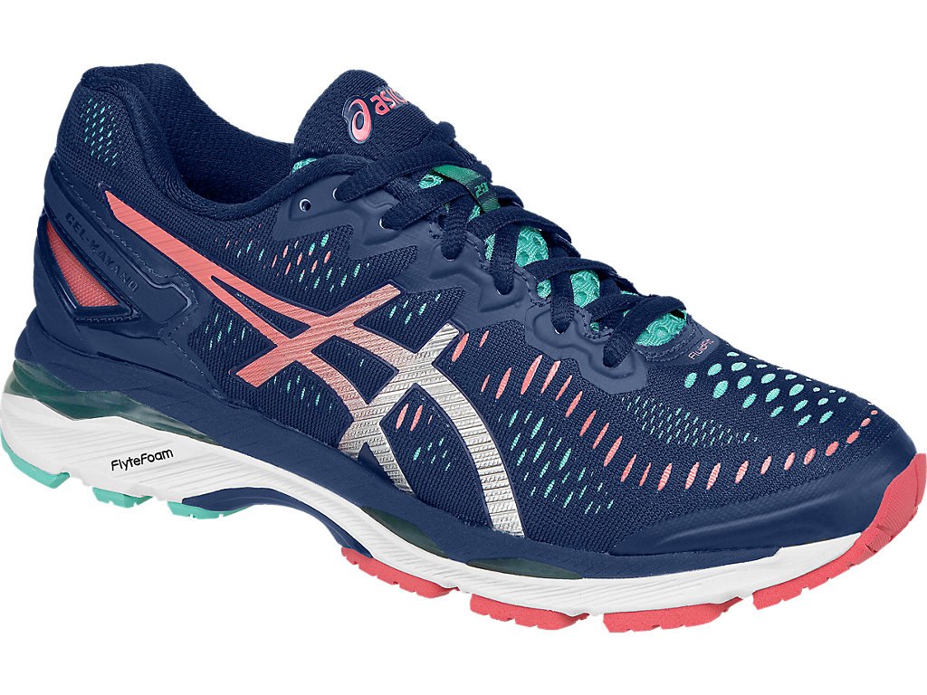 Asics Gel-Kayano 23 Running Shoes For Women Navy/Silver 830ICNFZ