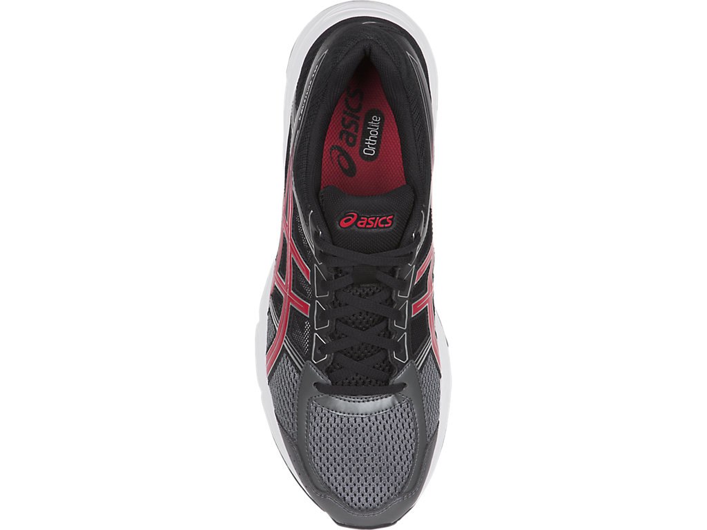 Asics Gel-Contend 4 Running Shoes For Men Dark Grey/Red/Black 834WOXKQ
