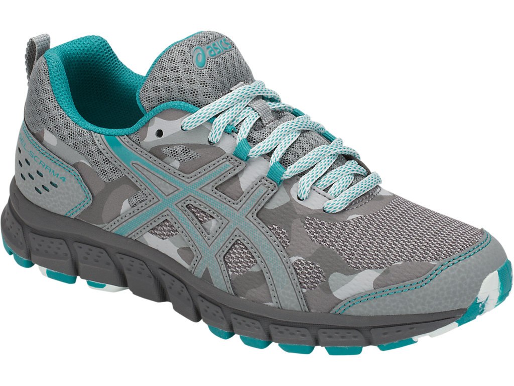 Asics Gel-Scram 4 Running Shoes For Women Grey 835AGJDT
