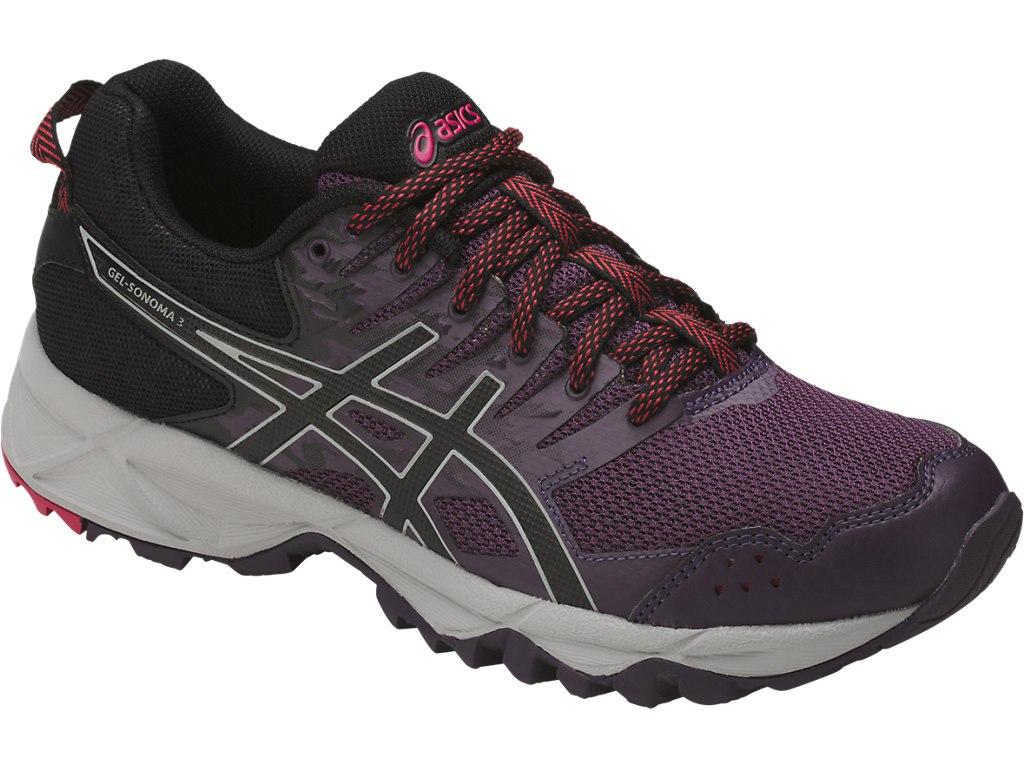 Asics Gel-Sonoma 3 Running Shoes For Women Black/Grey 836MRVDA