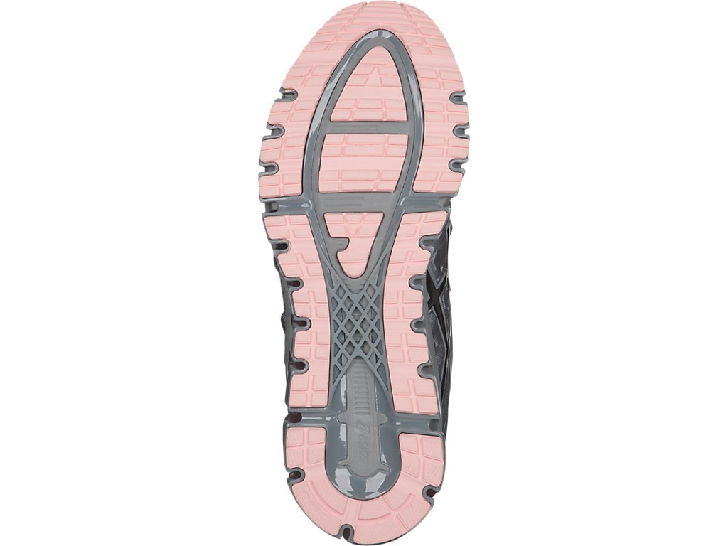 Asics Gel-Quantum 180 Running Shoes For Women Grey/Dark Grey Pink 842GRMLW