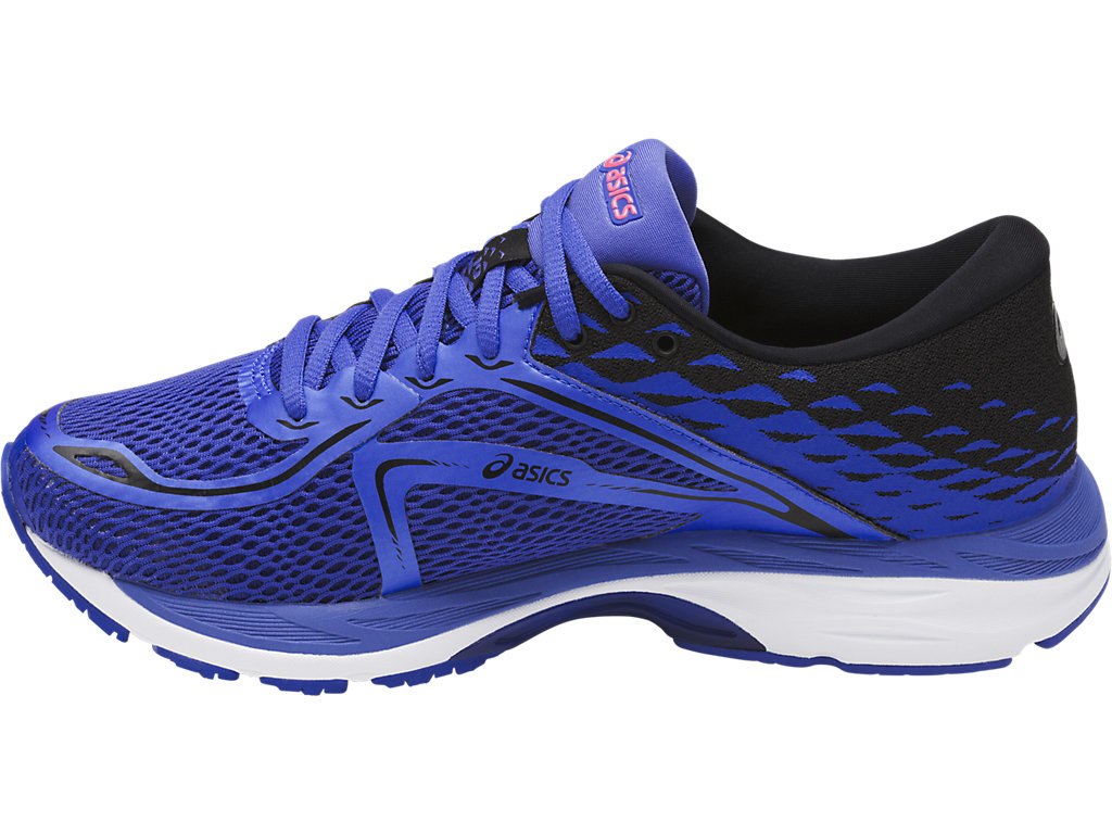 Asics Gel-Cumulus 19 Running Shoes For Women Blue Purple/Black/Coral 845MCDVQ