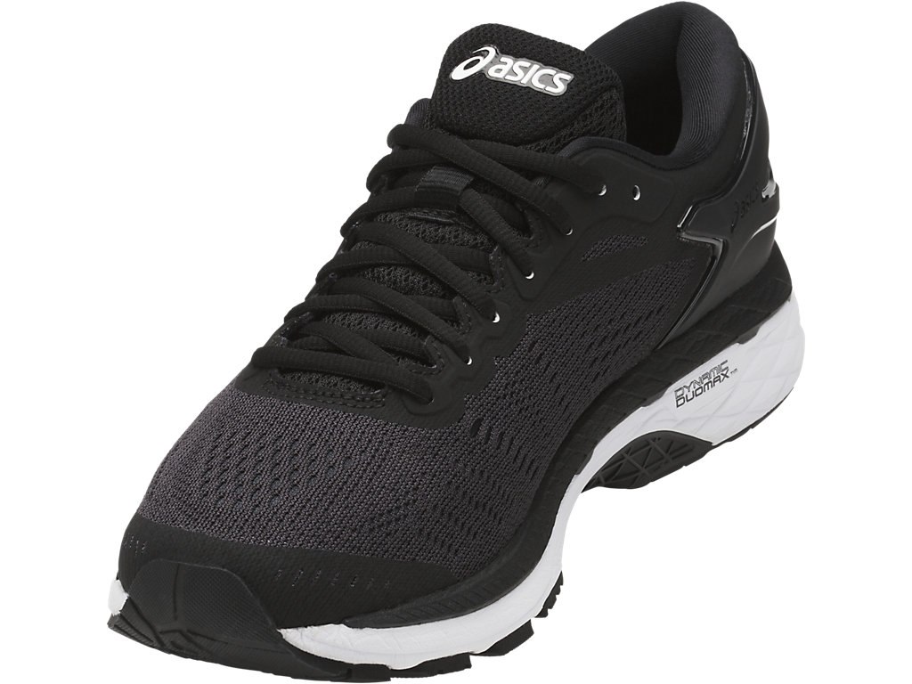 Asics Gel-Kayano 24 Running Shoes For Women Black/White 846TUDAQ