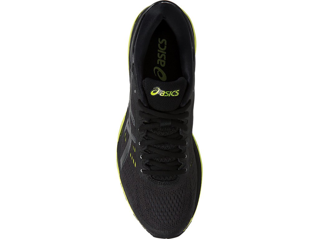 Asics Gel-Kayano 24 Running Shoes For Men Black/Green 851EBVGY