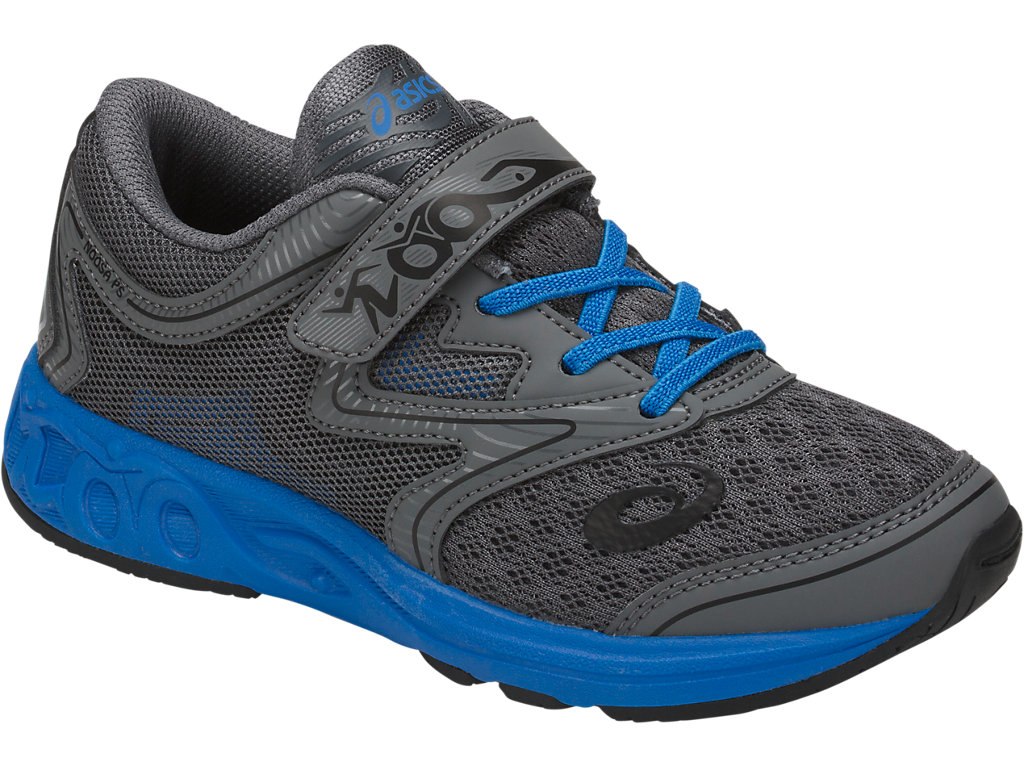 Asics Noosa Running Shoes For Kids Dark Grey/Blue/Black 860FVILW