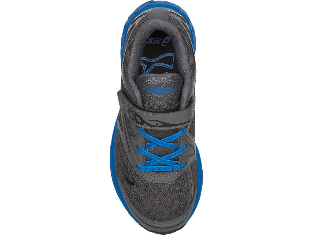 Asics Noosa Running Shoes For Kids Dark Grey/Blue/Black 860FVILW