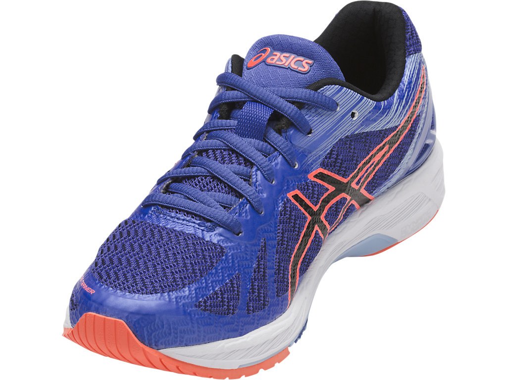 Asics Gel-Ds Trainer Running Shoes For Women Blue Purple/Black/Coral 864NYBNX